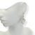 Brinco Folheado a Ouro - Pino fino liso + conchas penduradas - Rosana Bijoux 