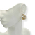 Brinco Argola Folheado a Ouro - 4 Linhas lisas + 4 linhas cravejadas - Rosana Bijoux 