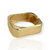 Bracelete Folheado a Ouro - Quadrado médio liso na internet