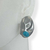 Brinco Bijuteria Níquel Free - Design com oval Azul - comprar online