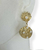 Brinco Folheado a Ouro - Concha com perolas - comprar online