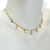 Colar Choker Folheado a ouro - Estrelas pequena pendurada - comprar online