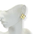 Brinco Banhado Dourado - Flor 4 gotas - Rosana Bijoux 