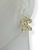 Brinco Banhado Dourado - Flor martelada - comprar online