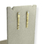 Brinco Banhado Dourado - Strass boreal + longo riscado