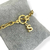 Pulseira Banhada Dourado - Corrente com fecho alternância letra S - comprar online