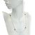 Colar Longo Folheado a ouro - Corrente fio + Tiffany (Rubi) - Rosana Bijoux 