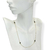 Colar Longo Folheado a ouro - Corrente fio + Tiffany (Preto) - Rosana Bijoux 