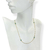 Colar Médio Folheado a ouro - Cristais Azuis 61 cm - Rosana Bijoux 