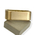 Bracelete Folheado a Ouro - Quadrado médio liso acetinado