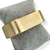 Bracelete Folheado a Ouro - Quadrado médio liso acetinado - comprar online