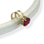 Piercing fake Folheado a Ouro - Vazado com coração Pink - comprar online