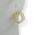 Brinco Banhado Dourado - Pequeno circular corrente - comprar online