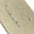 Pulseira Folheada a Prata - 3 Corações "Amor" + Strass caramelo