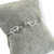 Pulseira Folheada a Prata - 3 Corações "Amor" + Strass caramelo - comprar online