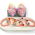 Conjunto infantil laço + kit de pulseiras - Unicórnio rosa