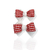 Kit 2 Laços - Xadrez vermelho (Branco) na internet