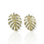 Brinco Banhado Dourado - Costela de Adão média - comprar online