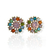 Brinco banhado- ponteira Grande - Colorido - Rosana Bijoux 