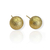Brinco Folheado a ouro - Bolinha grande com textura - comprar online