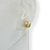 Brinco Folheado a ouro - Bolinha grande com textura
