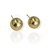 Brinco Folheado a ouro - Bolinha grande lisa - comprar online