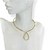 Choker Gargantilha folheado a ouro - Minimalista Braided - loja online