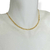Colar Choker Folheado a Ouro - Corrente fina elo português pequeno