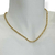 Colar choker folheado a ouro - cordão baiano 3 MM