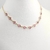 Colar choker folheado a ouro - Tiffany Pink na internet