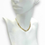 Colar choker Folheado a ouro - Folhas dourada na internet