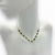 Colar choker folheado a ouro - Tiffany esmeralda na internet