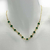 Colar choker folheado a ouro - Tiffany esmeralda na internet