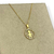 Colar folheado a ouro - (Filho) no circulo cravejado - comprar online