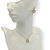 Conjunto colar + brinco folheado a ouro - arvore da vida cravejada - Colorida - loja online