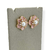 Brinco Folheado a Ouro - Flor do caribe resinado com pérola e strass - comprar online