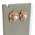 Brinco Folheado a Ouro - Flor do caribe resinado com pérola e strass - comprar online