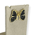 Brinco Banhado Dourado - Borboleta grande resinada com bolinha - comprar online