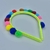 Tiara infantil - Pom pom colorido Grande - comprar online