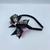 Tiara infantil - Flores rosa com renda - Rosana Bijoux 