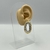 Brinco Banhado - Oval Grande Duplo (Dourado com Níquel) na internet
