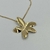 Conjunto colar Folheado a ouro + brinco - Flor Lótus - comprar online