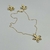 Conjunto colar Folheado a ouro + brinco - Flor Lótus na internet