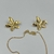 Conjunto colar Folheado a ouro + brinco - Flor Lótus - Rosana Bijoux 