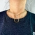 Choker Gargantilha folheado a ouro - Minimalista Braided - comprar online