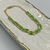 Pulseira Folheado a ouro - Quadrados esmaltado - Verde neon