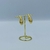 Brinco folheado a ouro - Gota slim