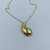 Conjunto colar + brinco folheado a ouro - Curved - Rosana Bijoux 