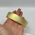Choker Folheado a ouro - Gargantilha Aro Orgânico com Textura