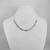 Colar choker escama de peixe esmaltada colorida folheado a prata